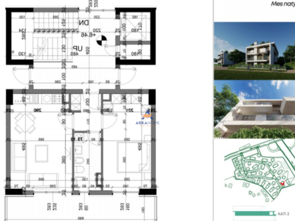 Tirane, shitet apartament 1+1+Ballkon Kati 2, 79 m² 185.000 € (NDODHET PRANE KOMPLEKSIT TULIPAN, TEG)