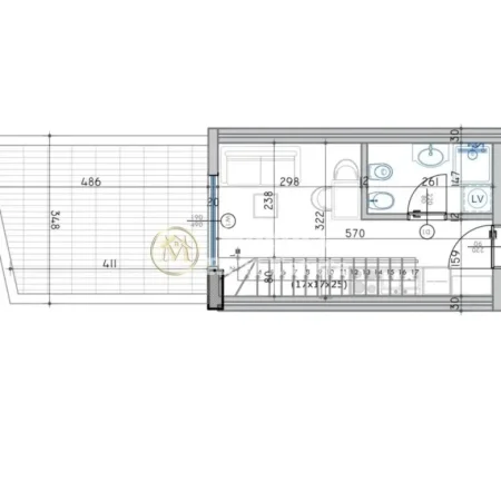 Durres, shitet apartament 1+1 Kati 1, 56 m² 60.000 € (Golem)