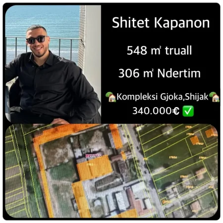 Durres, shitet magazine , 548 m² 340.000 € (SHITET Kapanon Adresa: Prane Kompleksit Gjoka,Sallmone Shijak • Sipërfaqja: 548 m² truall 306 metra ndertim)