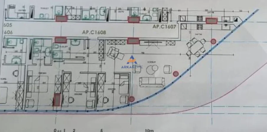 Tirane, shitet apartament Kati 16, 123 m² 619.500 € (NDODHET PRANE EKSPOZITA BUILDING, ISH EKSPOZITA)