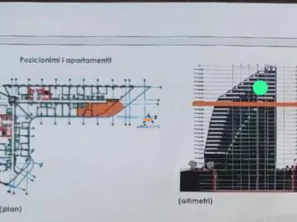 Tirane, shitet apartament Kati 16, 123 m² 619.500 € (NDODHET PRANE EKSPOZITA BUILDING, ISH EKSPOZITA)