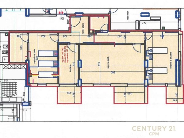 Tirane, jepet me qera zyre Kati 1, 140 m² 1.200 € (Rruga e Kavajes)