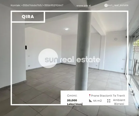 Shkoder, jepet me qera ambjent biznesi Kati 0, 44 m² (PRANE STACIONIT TE TRENIT)