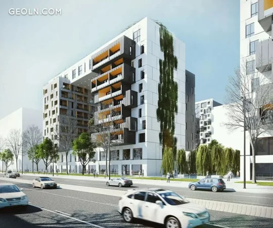 Tirane, jepet me qera zyre Kati 2, 72 m² 600 € (Kompleksi Square 21)