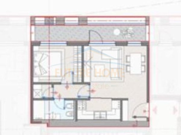 Tirane, shitet apartament 1+1+Ballkon Kati 11, 79 m² 134.150 € (Don Bosko)