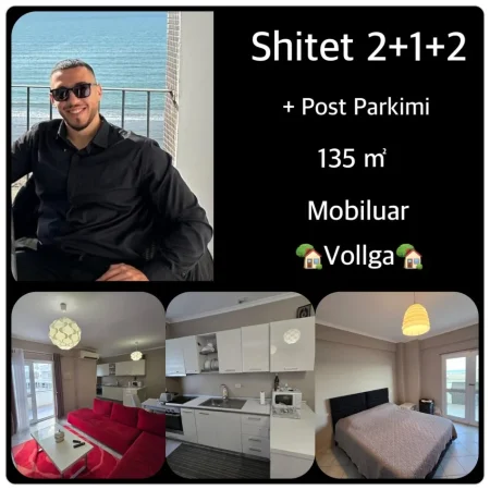 Durres, shes apartament 2+1+Ballkon Kati 2, (069 20 39 456 VOLLGA)