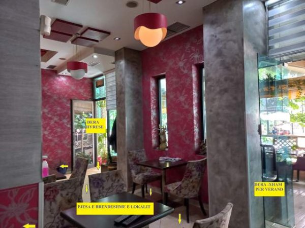 Tirane,Shitet Okazion! Lokal/Njësi Bar-Kafe në funksion, me të gjitha pajisjet, kati përdhes/trotuar, sip.90m², verande 25m², Cmimi 195'000€, diskutue