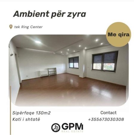 Tirane, jepet me qera ambjent biznesi Kati 7, 130 m² 700 Euro (Ring Center)