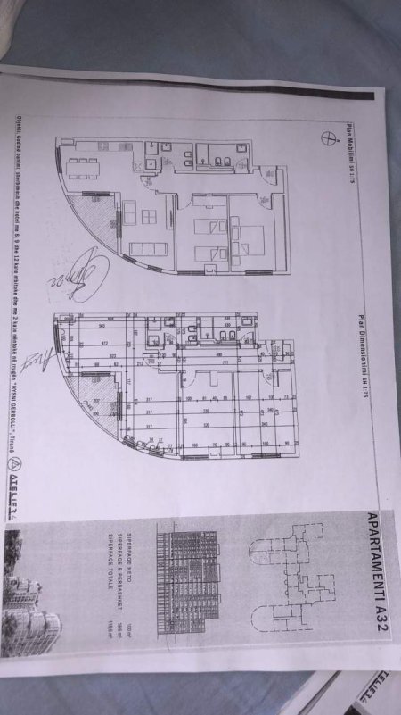 Tirane, shitet apartament 2+1 Kati 3, 119 m² 177.900 Euro (Don Bosko)