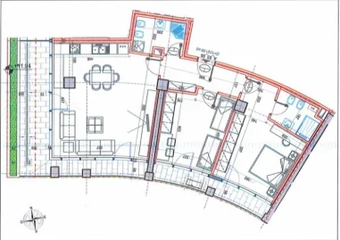 Tirane, jepet me qera ambjent biznesi Kati 3, 158 m² 1.850 € (Liqeni artificial)
