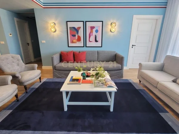 Tirane, jepet me qera apartament 3+1+Ballkon Kati 3, 130 m² 1.200 € 
