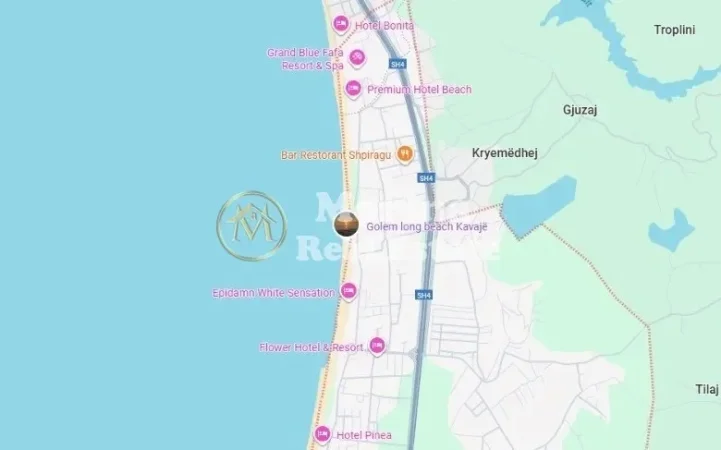 Golem, shitet apartament 1+1 Kati 5, 66 m² 125.000 € (Golem)