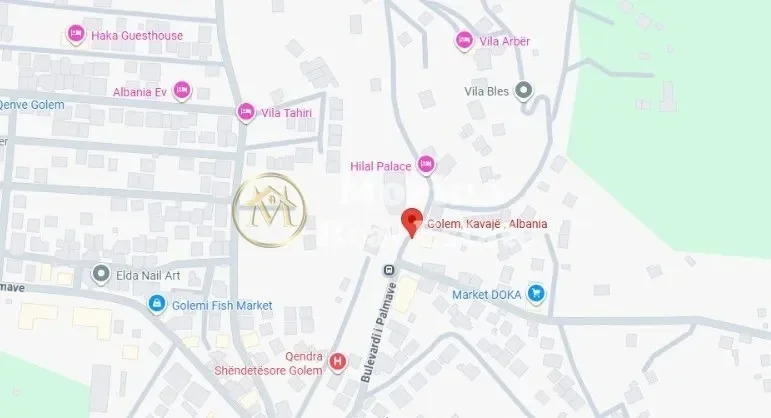 Golem, shitet apartament 1+1 Kati 5, 66 m² 125.000 € (Golem)