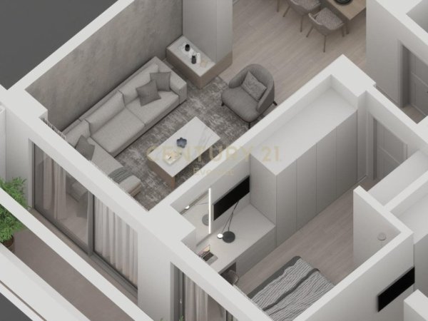 Tirane, jepet me qera apartament 2+1 Kati 6, 124 m² 800 € (Jordan Misja)