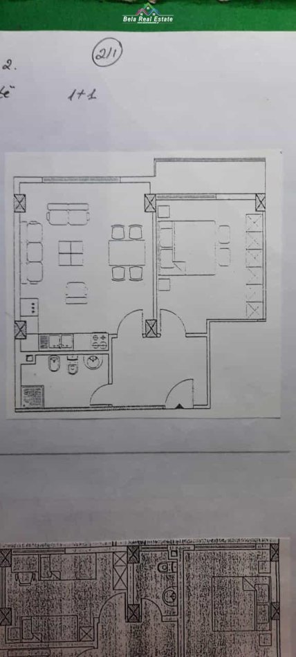 Tirane, shes apartament 1+1+Ballkon Kati 4, 66 m² 114.000 € (5 maji)