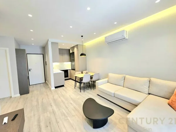 Tirane, jepet me qera apartament 1+1 Kati 6, 77 m² 800 € (Liqeni i Thate)