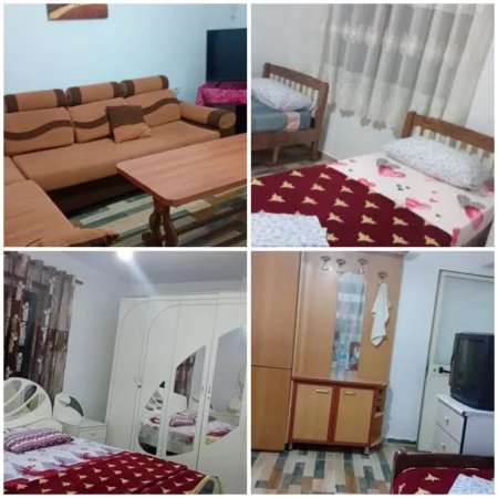Tirane, jepet me qera apartament 2+1+Ballkon Kati 1, 75 m² 500 € (SHKOLLA E BASHKUAR)