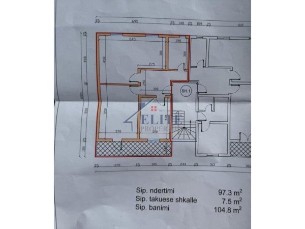 Tirane, shitet apartament 2+1+Ballkon Kati 2, 105 m² 130.000 € 