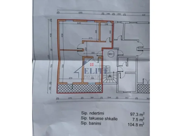 Tirane, shitet apartament 2+1+Ballkon Kati 2, 105 m² 130.000 € 