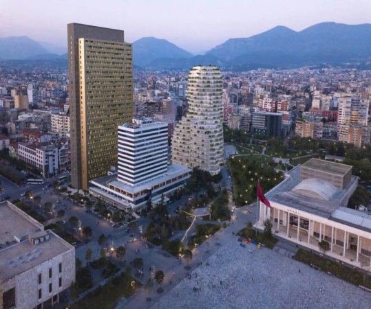 Tirane, jepet me qera ambjent biznesi Kati 4, 128 m² 940 € (ne qender Tirane.)