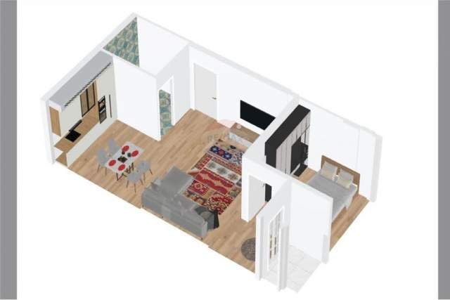 Tirane, shes apartament 1+1+BLK Kati 4, 60 m² 128.000 Euro (rruga islam alla)