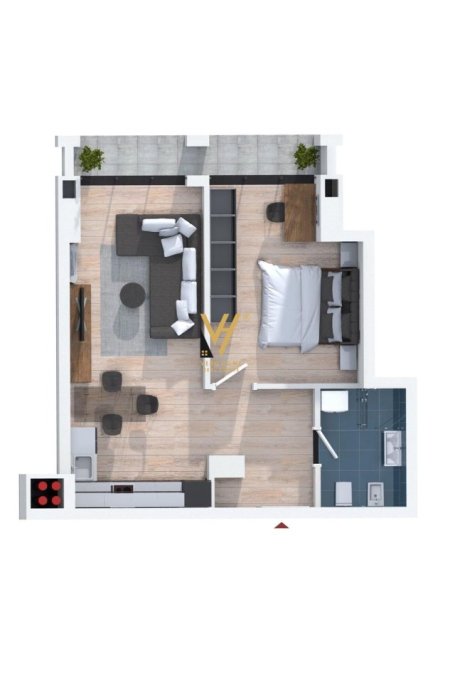 Tirane, shitet apartament 1+1+Ballkon Kati 1, 67 m² 81.000 € (FRESK)