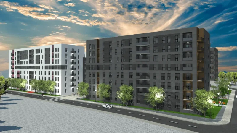 Tirane, shitet apartament 1+1+Ballkon Kati 5, 69 m² 91.700 € (Rruga 29 Nentori)