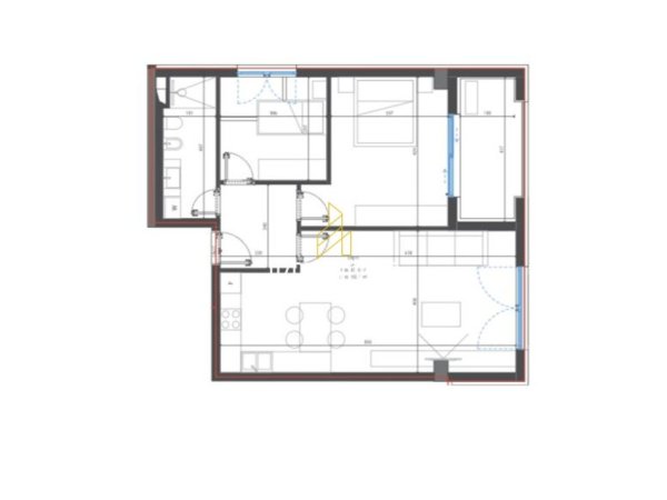 Dhermi - Palase, shitet apartament 2+1 Kati 1, 103 m² 272,870 € (Drimadhë)