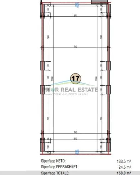 Tirane, shitet ambient biznesi Kati 0, 158 m2 411.000 € (Kompleksi Urban Gate)