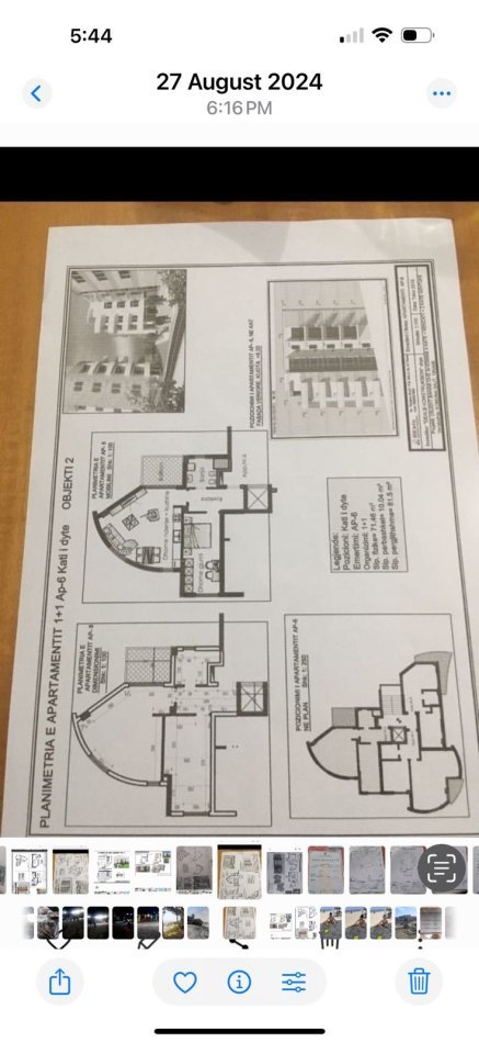 Tirane, shitet apartament 1+1 Kati 1, 78 m² 97.000 € 
