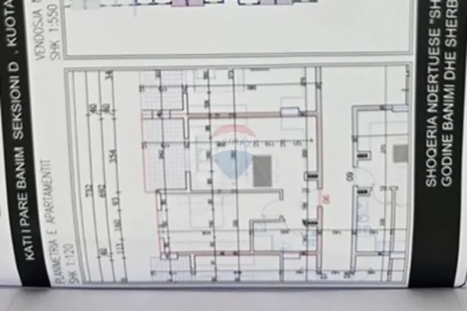 Tirane, shitet apartament 1+1+Ballkon , 64 m² 64.000 € 
