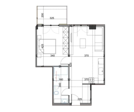 Tirane, shitet apartament 1+1+Ballkon Kati 4, 72 m² 119.130 € (RRUGA E KAVAJES)