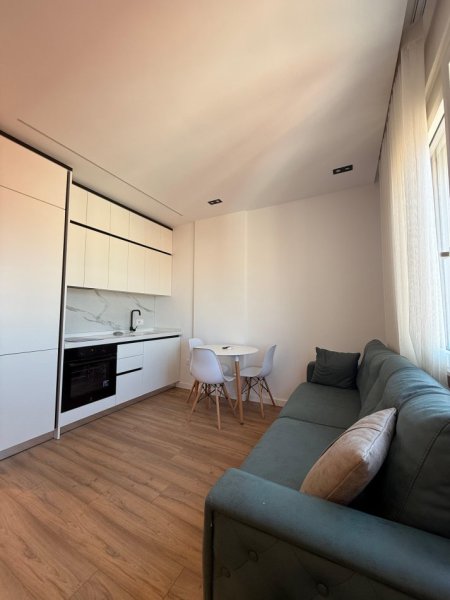 Tirane, jepet me qera apartament 1+1 Kati 9, 60 m² 650 € (Kompleksi Delijorgji)