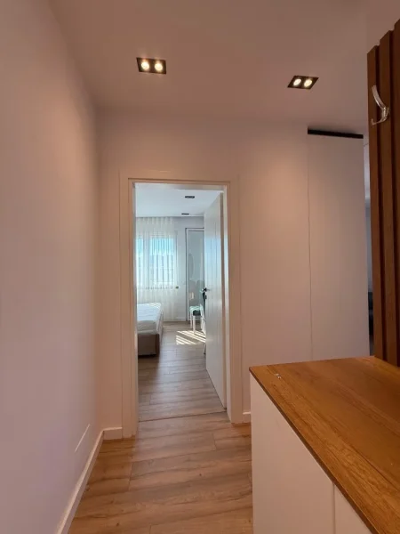 Tirane, jepet me qera apartament 1+1 Kati 9, 60 m² 650 € (Kompleksi Delijorgji)