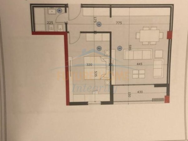 Tirane, shitet apartament 1+1 Kati 2, 78 m² 121.000 € 