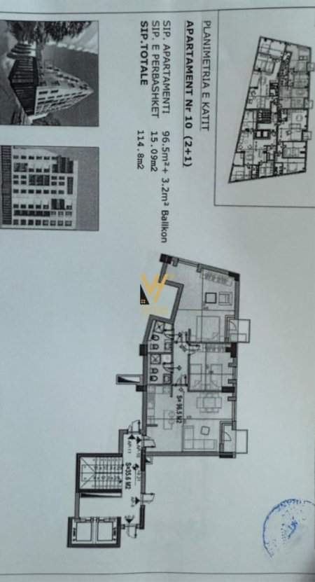 Tirane, shitet apartament 2+1+Ballkon Kati 2, 114 m² 425.700 € (RRUGA E ELBASANIT)