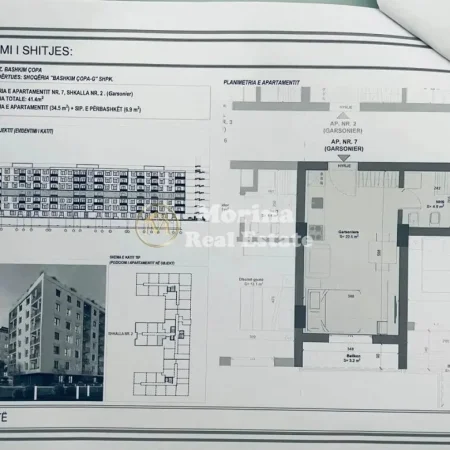 Durres, shitet garsonier Kati 6, 41 m² 56.000 € (Golem)