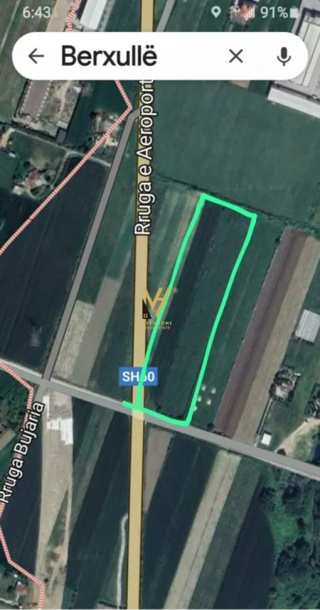 Tirane, shes toke 8.500 m² 500.000 Euro (pran rinasit)