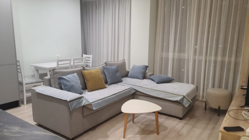 Tirane, jepet me qera apartament 1+1 Kati 9, 50 m² 800 € (Rruga Riza Cerova)