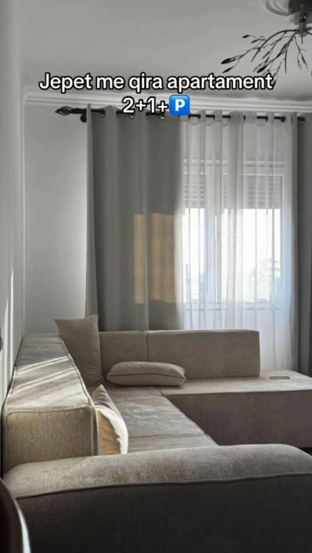 Tirane, jepet me qera apartament 2+1 Kati 6, (Ministria e Drejtesise)