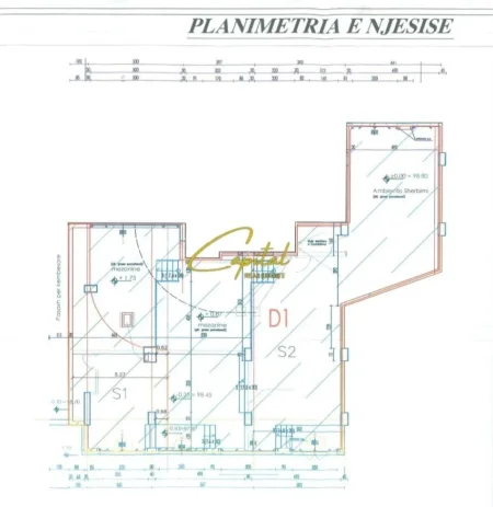 Tirane, jepet me qera ambjent biznesi Kati 0, 185 m² 1.300 € (MATERNITETI I RI)