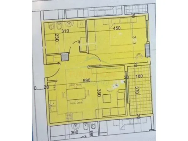 Tirane, shes apartament 1+1 Kati 7, 70 m² 77.000 € (belfiore 1)