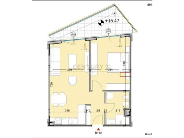 Tirane, shes apartament 1+1+Aneks+Ballkon Kati 4, 94 m² 249.000 € 