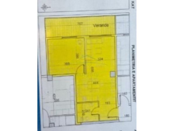 Tirane, shitet apartament 1+1+Ballkon Kati 1, 65 m² 79.722 € 