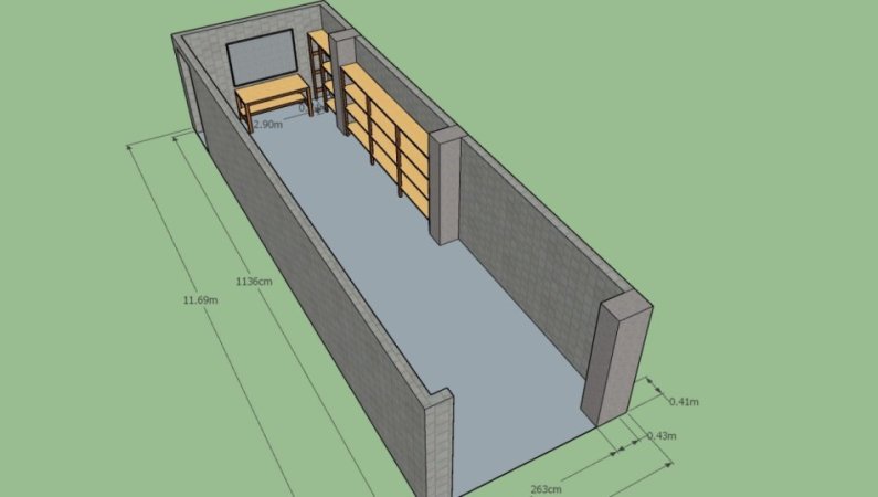 Tirane, shitet garazh | post parkimi Kati -1, 45 m² (Rruga Hasan Alla, Qendra Kristal)