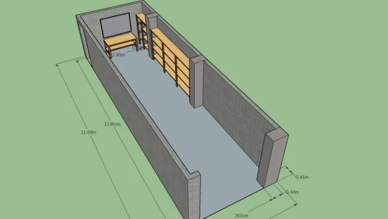 Tirane, shitet garazh | post parkimi Kati -1, 45 m² (Rruga Hasan Alla, Qendra Kristal)