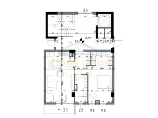 Tirane, shitet apartament 1+1+Ballkon Kati 1, 82 m² 193.500 € (Tulipan Residence)
