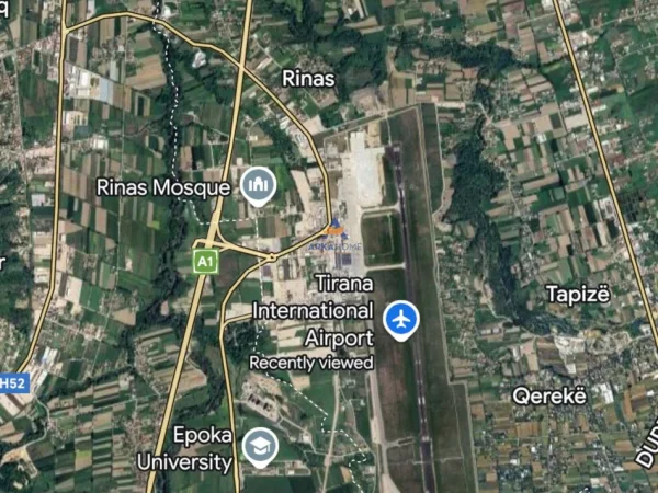Tirane, jepet me qera truall , 3.000 m² (500M NGA AIRPORTI “NENE TEREZA, RINAS)