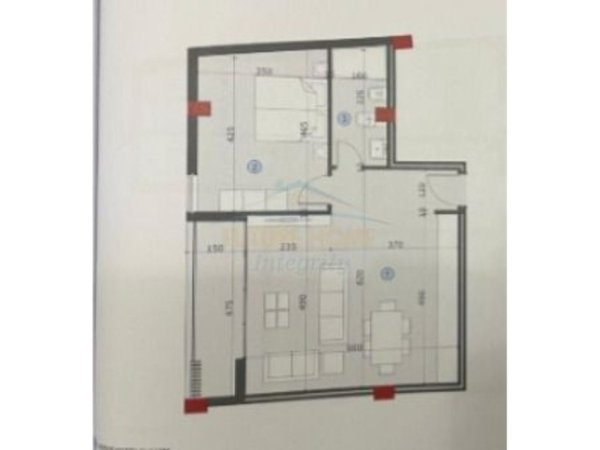 Tirane, shitet apartament 1+1 Kati 4, 80 m² 124.300 € 