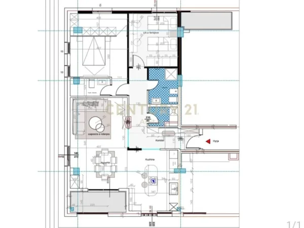 Tirane, shitet apartament 3+1+Aneks+Ballkon Kati 9, 145 m² 380.000 € (Square 21)